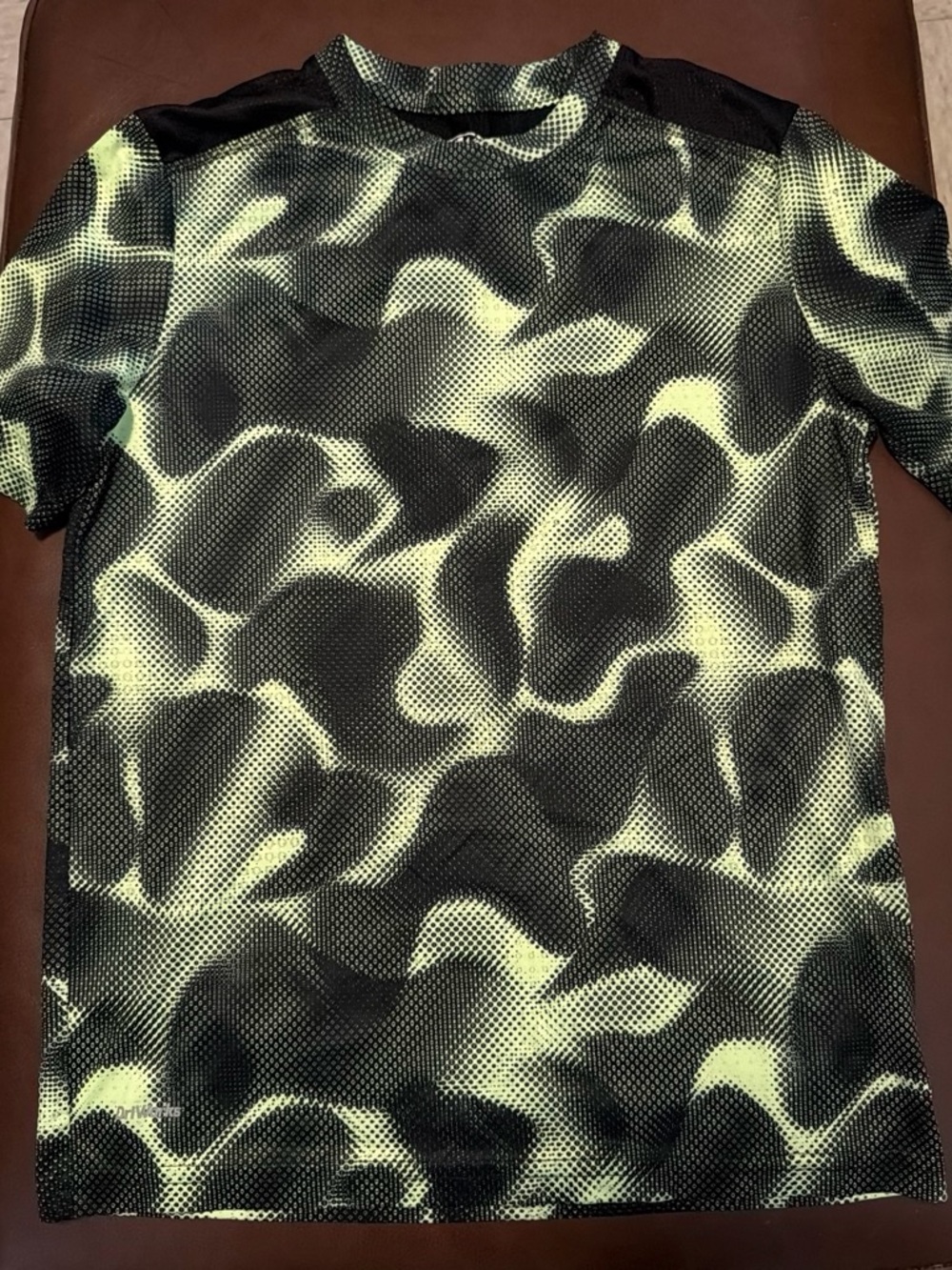 Boys' Neon Yellow & Black Short Sleeve Athletic Tee